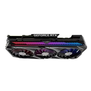 ASUS ROG STRIX NVIDIA GeForce RTX 3060 Ti OC Edition Gaming Graphics Card (PCIe 4.0, 8GB GDDR6, HDMI 2.1, DisplayPort 1.4a, Axial-Tech Fan Design, 2.9-Slot, Super Alloy Power II, GPU Tweak II)