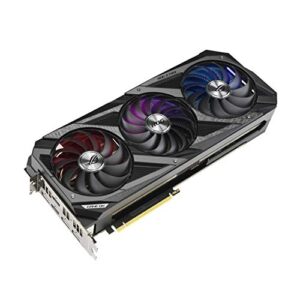 ASUS ROG STRIX NVIDIA GeForce RTX 3060 Ti OC Edition Gaming Graphics Card (PCIe 4.0, 8GB GDDR6, HDMI 2.1, DisplayPort 1.4a, Axial-Tech Fan Design, 2.9-Slot, Super Alloy Power II, GPU Tweak II)