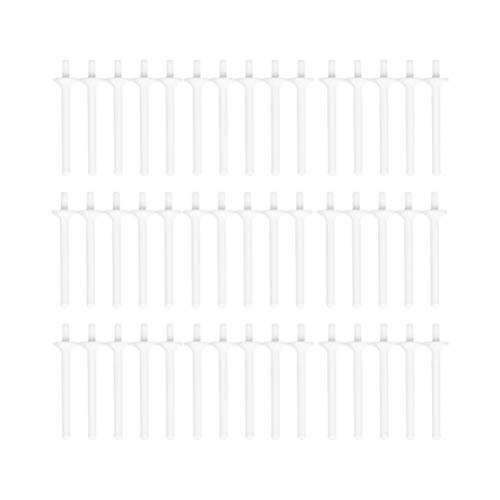 HEALLILY Nose Wax Applicator Sticks Spatulas for Nostril Nasal Cleaning Ear Hairs Eyebrow Facial Hair Removal Tools 40Pcs