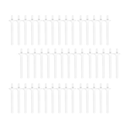 HEALLILY Nose Wax Applicator Sticks Spatulas for Nostril Nasal Cleaning Ear Hairs Eyebrow Facial Hair Removal Tools 40Pcs