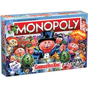 monopoly garbage pail kids | based on topps company garbage pail kids trading cards | collectible monopoly game | officially licensed garbage pail kids game