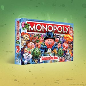 Monopoly Garbage Pail Kids | Based on Topps Company Garbage Pail Kids Trading Cards | Collectible Monopoly Game | Officially Licensed Garbage Pail Kids Game