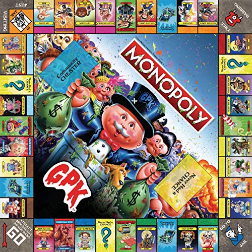 Monopoly Garbage Pail Kids | Based on Topps Company Garbage Pail Kids Trading Cards | Collectible Monopoly Game | Officially Licensed Garbage Pail Kids Game