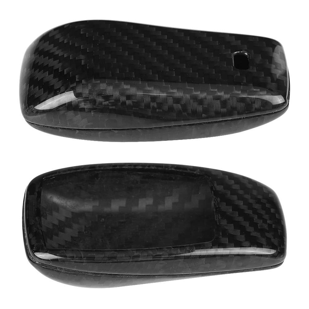 Key Shell Cover,Real Carbon Fiber Car Remote Key Shell Case Cover Trim for Benz E class W213 2016-2018