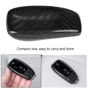 Key Shell Cover,Real Carbon Fiber Car Remote Key Shell Case Cover Trim for Benz E class W213 2016-2018