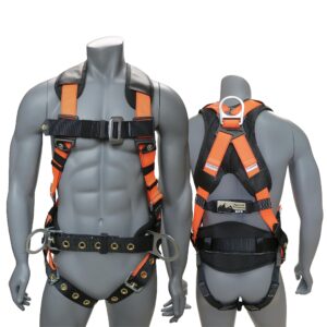 afp demon fall protection comfortable safety harness (osha/ansi ppe)