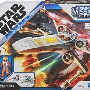 STAR WARS Mission Fleet Stellar Class Luke Skywalker X-Wing Fighter 2.5-Inch-Scale Figure and Vehicle, Toys for Kids Ages 4 and Up (E95975X1)