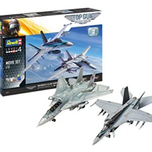 Revell RV05677 Top Gun 2 Movie Set Maverick Plastic Model kit, Unpainted