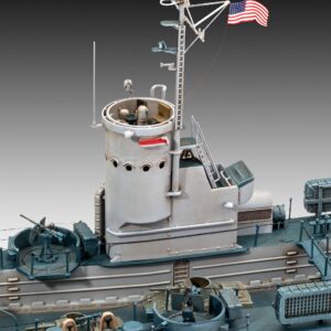 Revell RV05169 05169 US Navy Landing Ship Medium (Bofors 40mm) Plastic Model kit 1:144 Scale, Unpainted