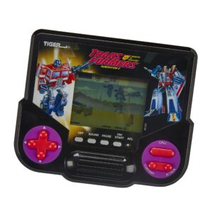 tiger electronics transformers robots in disguise generation 2 electronic lcd video game retro-inspired 1 player handheld game ages 8 and up