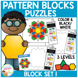 pattern block puzzles set 1