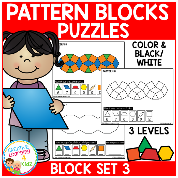 Pattern Block Puzzles Set 3
