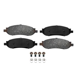 Detroit Axle - Brake Pads for 05-07 Ford F-250 F-350 Super Duty 2005 2006 2007, 4 Ceramic Brakes Pads Front and Rear Replacement