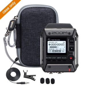 Aproca Hard Travel Storage Carrying Case for Zoom F1-LP Lavalier Body-Pack Recorder