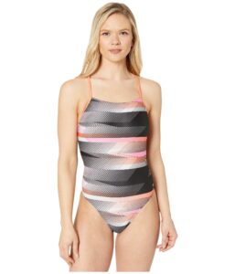 speedo women's fast way strappy crossback pink d32