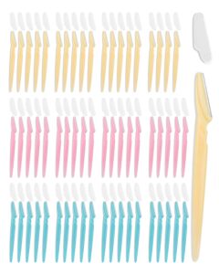 dermaplane razor, 60 pcs face razors for women and men, multipurpose eyebrow razor, dermaplaning tool for face by mohern