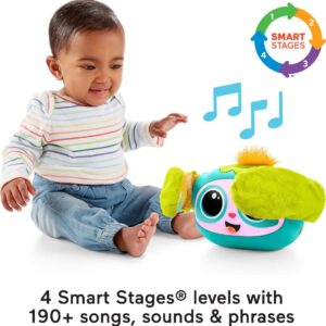 Fisher-Price Rollin’ Rovee Learning Toy with Music Lights and Smart Stages Educational Content for Baby Toddler and Preschool Kids