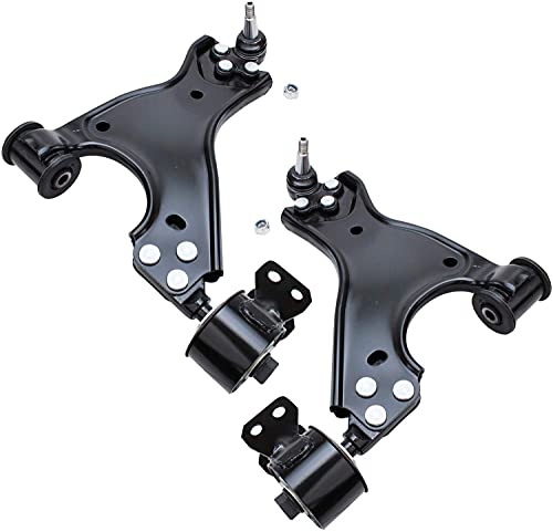 Detroit Axle - Front 6pc Suspension Kit for 2008-2017 Buick Enclave Chevy Traverse 2007-2016 Acadia Saturn Outlook 2 Lower Control Arms with Ball Joints 2 Sway Bars 2 Outer Tie Rods Replacement