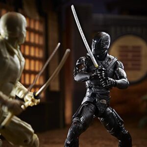 G. I. Joe Hasbro Classified Series : G.I. Joe Origins Snake Eyes Action Figure 16, Premium 6-Inch Scale Toy with Custom Package Art , Black