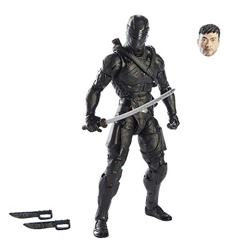 G. I. Joe Hasbro Classified Series : G.I. Joe Origins Snake Eyes Action Figure 16, Premium 6-Inch Scale Toy with Custom Package Art , Black