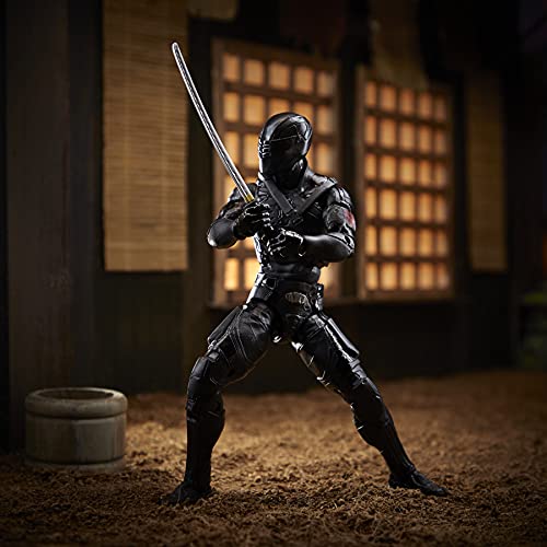 G. I. Joe Hasbro Classified Series : G.I. Joe Origins Snake Eyes Action Figure 16, Premium 6-Inch Scale Toy with Custom Package Art , Black