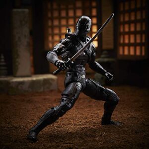 G. I. Joe Hasbro Classified Series : G.I. Joe Origins Snake Eyes Action Figure 16, Premium 6-Inch Scale Toy with Custom Package Art , Black