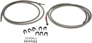 dorman 819-876 flexible stainless steel braided fuel line compatible with select chevrolet / gmc models (oe fix)