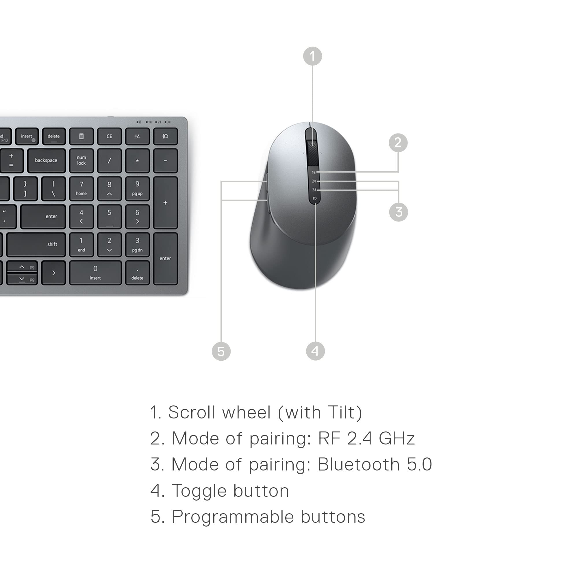 Dell KM7120W Keyboard & Mouse