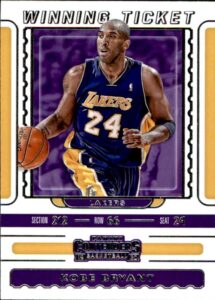 2019 panini contenders winning ticket #4 kobe bryant los angeles lakers basketball card