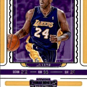 2019 Panini Contenders Winning Ticket #4 Kobe Bryant Los Angeles Lakers Basketball Card