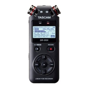 Tascam DR-05X Stereo Handheld Audio Recorder and USB Audio Interface Bundle with Recording Accessory Package and 32GB Ultra UHS-I Memory Card (3 Items)