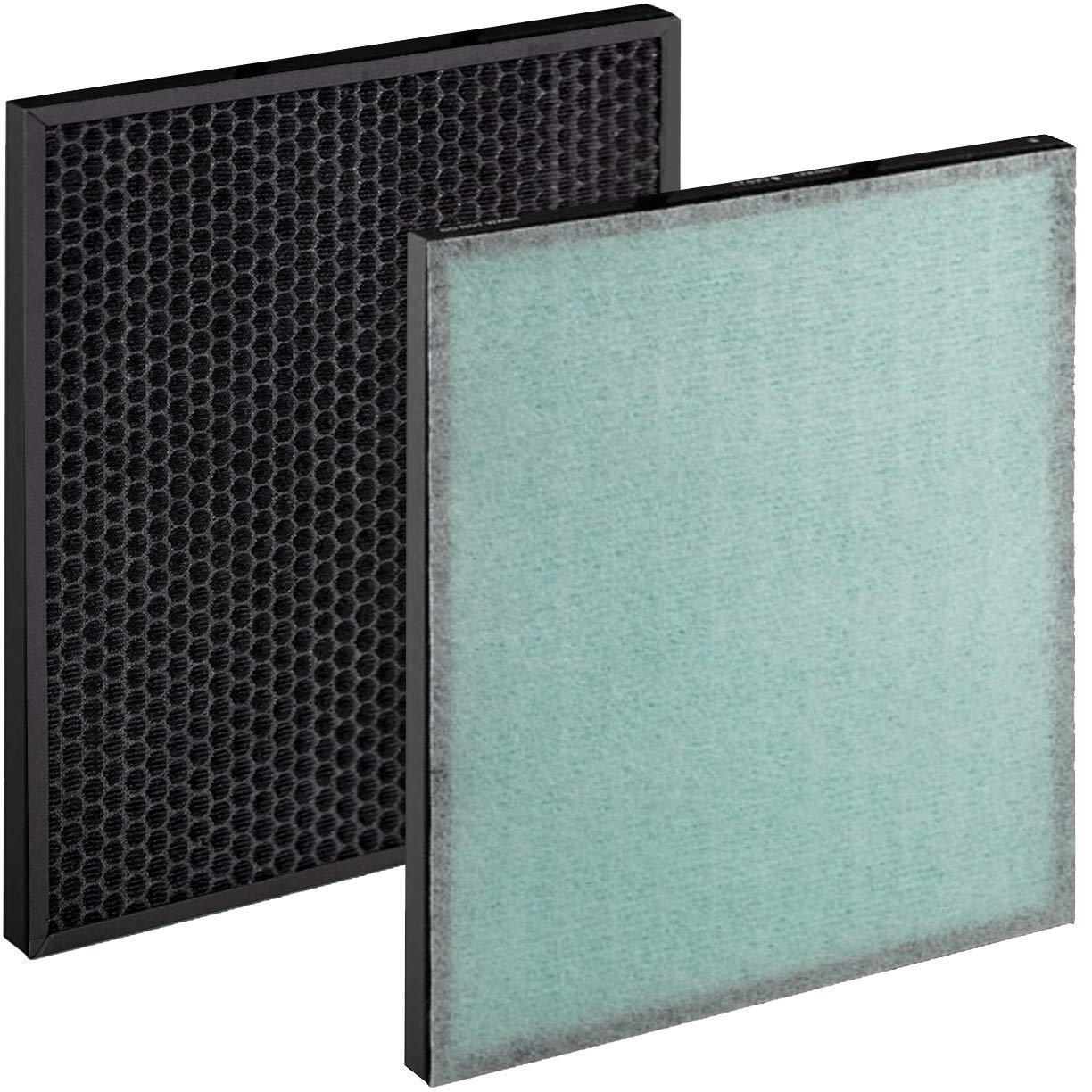 Fette Filter - Air Purifier Replacement Filter Set Compatible with Bissell Air400 Air Purifier Model #'s 2479 & 24791 Compare to Part # 2520 and 2521. Combo Pack (1Hepa Filter & 1 Carbon Filter)