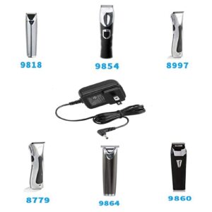 Shaver Charger for Wahl S003HU0420060 9854 9818 9818L 9876l 9854l 9864 Shaver Groomer-Clipper 9867 97581 Replacement Wahl Razor Trimmer Power Cord Supply