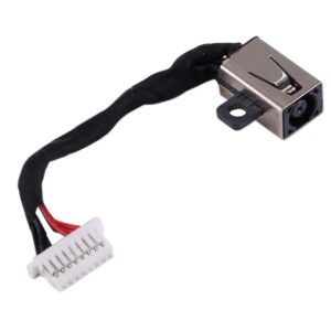 mmobiel dc power jack dock connector flex cable replacement compatible with dell inspiron 11 3000 13-7347/7348 / 7352 7359 p57g 13-7000 series