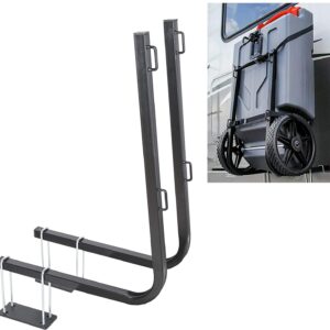 JMTAAT New RV Bumper Rack Mount Tote Tank Carrier Secure Tank in Place Compatible with 15, 21, 28, and 36 Gallons Rhino Tote Tank