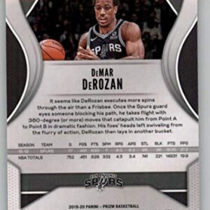 2019-20 Prizm NBA #134 DeMar DeRozan San Antonio Spurs Official Panini Basketball Trading Card