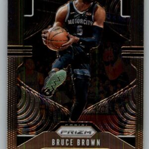 2019-20 Prizm NBA #97 Bruce Brown Detroit Pistons Official Panini Basketball Trading Card