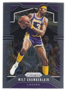 2019-20 prizm nba #18 wilt chamberlain los angeles lakers official panini basketball trading card