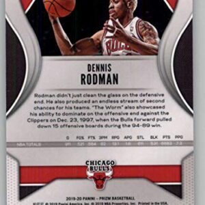 2019-20 Prizm NBA #3 Dennis Rodman Chicago Bulls Official Panini Basketball Trading Card