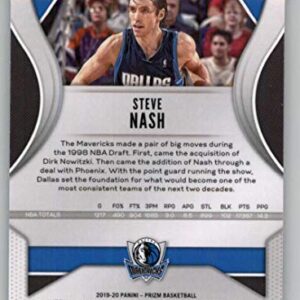 2019-20 Prizm NBA #28 Steve Nash Dallas Mavericks Official Panini Basketball Trading Card