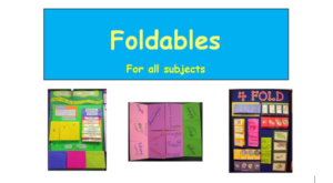 foldables interactive for all subjects