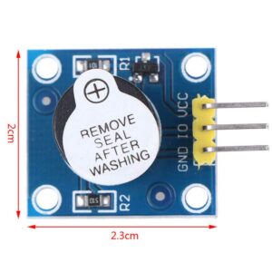 2PCS Active Speaker Buzzer Module for Arduino Works with Official Arduino Boards HF