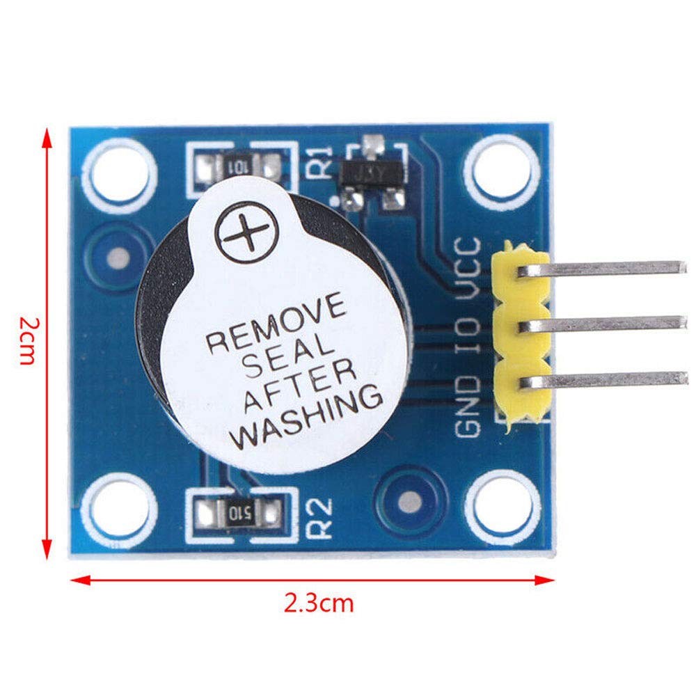 2PCS Active Speaker Buzzer Module for Arduino Works with Official Arduino Boards HF