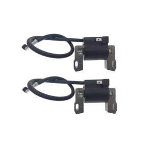 partsrun 2-pack 592846 ignition coil module for briggs and stratton 691060 799651 replace john deere mia12346 lg691060 18-22hp engines,zf-ig-a00052v
