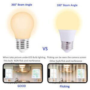 LED Appliance Light Bulb for Refrigerator Fridge Over Microwave Hood Stove Replacement A15 40W Incandescent Bulb E26 Medium Base 120V 5W 500lm Soft White Non dimmable Warm White 3000K Pack of 2