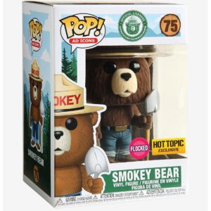 POP! Funko Ad Icons - Smokey Bear - Flocked Limited Edition Exclusive