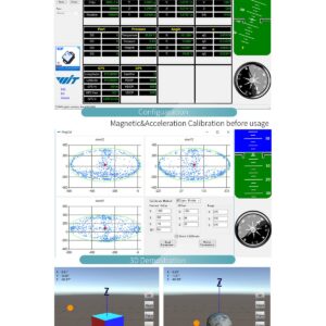 【9-Axis Offline Accelerometer Data Logger】WT901SDCL High-Precision Gyroscope+Angle (XY 0.05° Accuracy)+Magnetometer with Kalman Filtering, MPU9250 200Hz Inclinometer Sensor with 16G SD Card