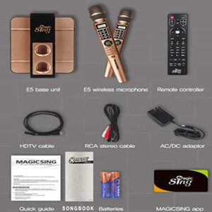 Magic Sing E5+ Pang Pinoy ETO Comes Built-in with 5,000+ Mix Tagalog English Songs Plus 1 Year Free Streaming Karaoke- E5 Don't USE SONGCHIP