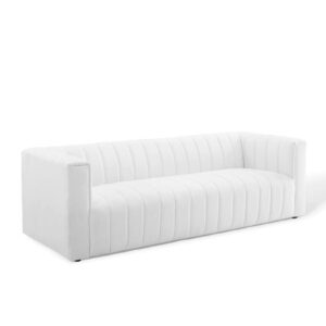 modway reflection sofas, white