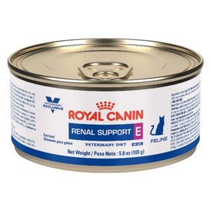 royal canin veterinary diet feline renal support e loaf in sauce canned cat food, 5.8 oz